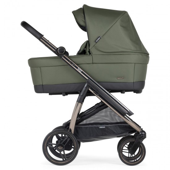 Bebecar Wei Complete Travel System Lie Flat Car Seat Raincover Soft Green